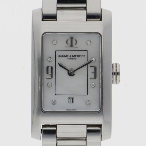 Baume & Mercier Diamant White Shell SS QZ - Picture 1 of 9